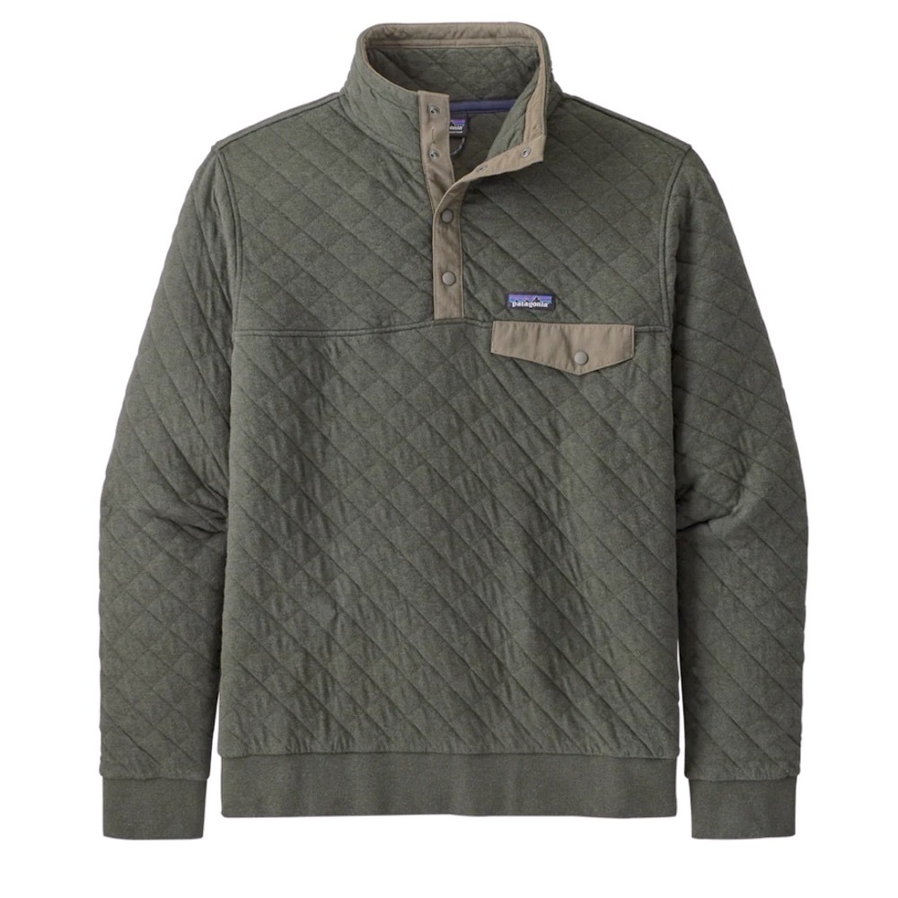 *Great Condition* Patagonia Quilted Pullover - Olive Green